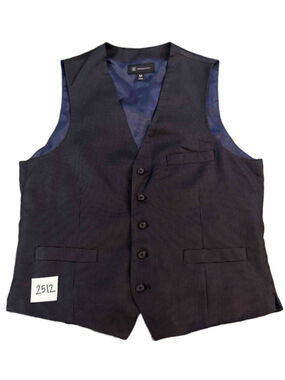 Men's INC International Concepts Vest Size M Black Blue